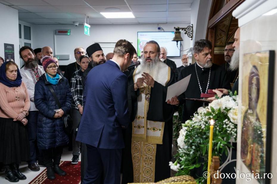 Slujbă arhierească și binecuvântare la Spitalul „Providența” / Foto: Mihail Vrăjitoru